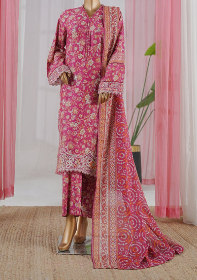 Bin Saeed Ready Made Embroidered Chikankari Dress - db29493