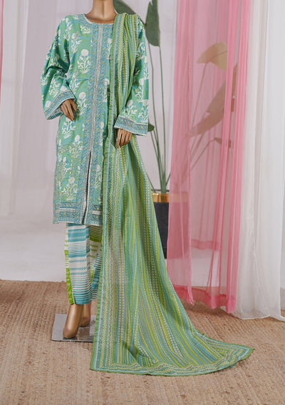 Bin Saeed Ready Made Embroidered Chikankari Dress - db29499