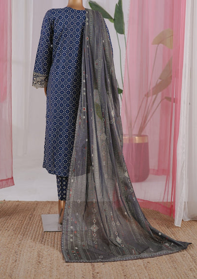 Bin Saeed Ready Made Embroidered Chikankari Dress - db29495