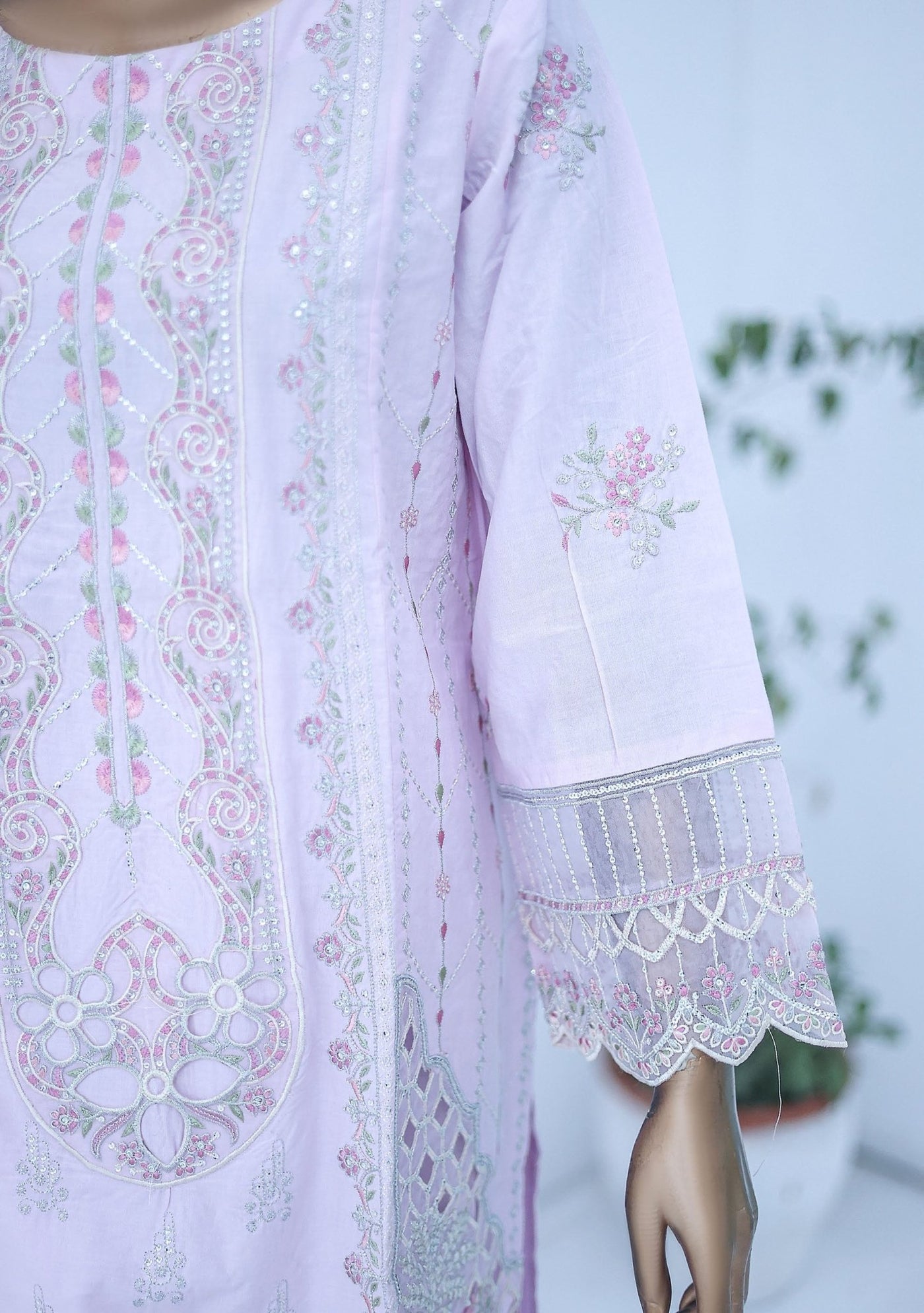 Bin Saeed Ready Made Embroidered Cotton Dress - db27119 Bin Saeed Ready Made Embroidered Cotton Dress - db27119