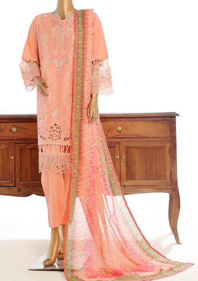 Bin Saeed Ready Made Embroidered Cotton Dress - db28739