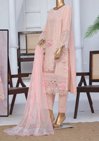 Bin Saeed Ready Made Embroidered Cotton Dress - db27835