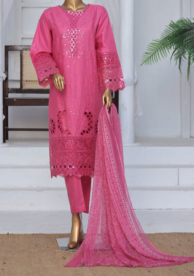 Bin Saeed Ready Made Embroidered Cotton Dress - db27838