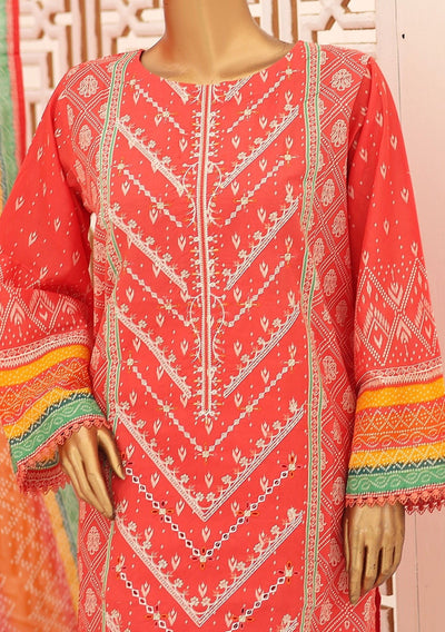 Bin Saeed Ready Made Embroidered Cotton Dress - db26763