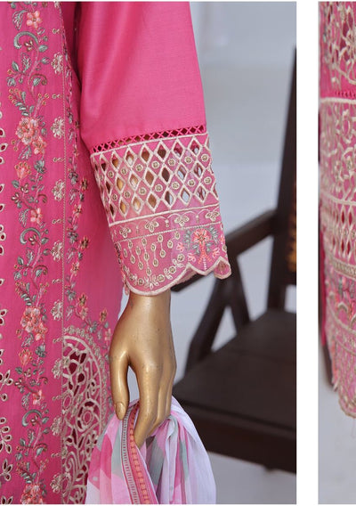 Bin Saeed Ready Made Embroidered Cotton Dress - db27836