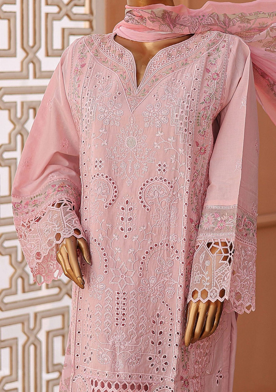 Bin Saeed Ready Made Embroidered Lawn Dress