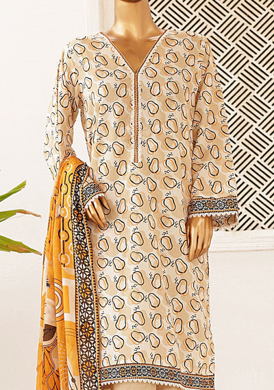 Bin Saeed Ready Made Printed Lawn Dress - db25995