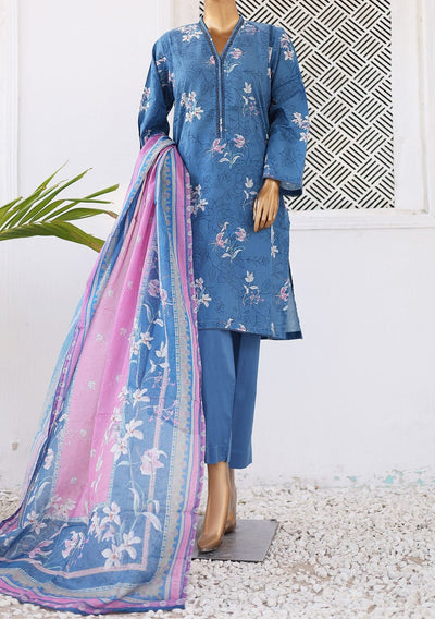 Bin Saeed Ready Made Printed Lawn Dress - db26231