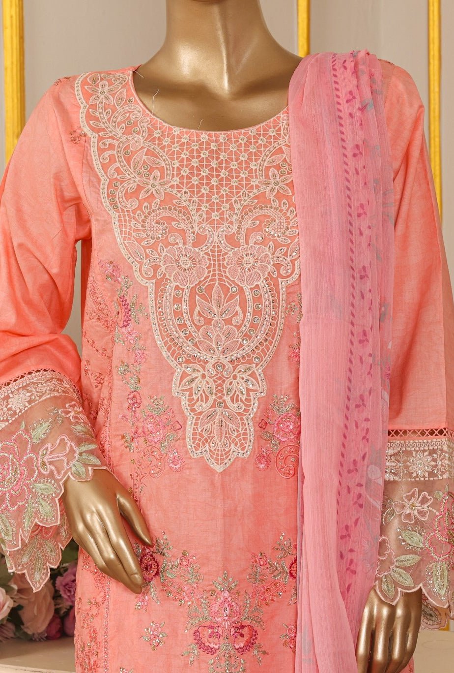 Bin Saeed Readymade Luxury Embroidered Lawn - db29795