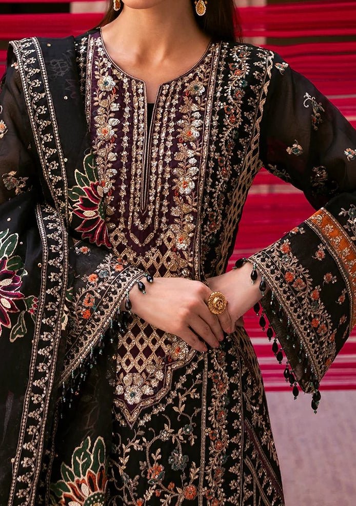 black and gold dress pakistani Heart-Stopper Black Gold Button Dress
