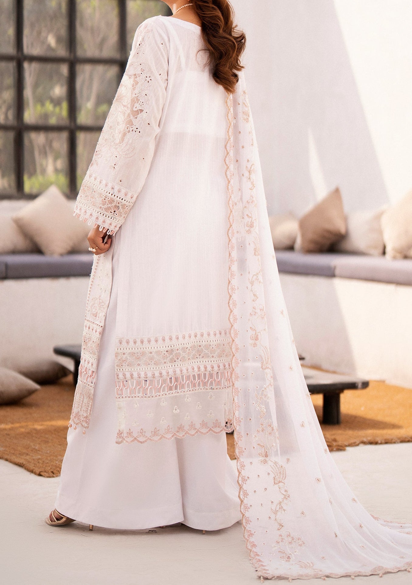 Emaan Adeel Lucia Pakistani Luxury Lawn Dress - db26128