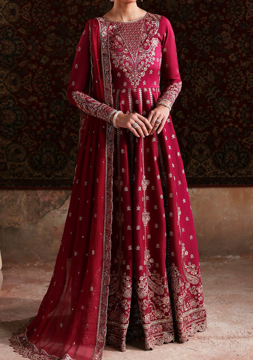 Emaan Adeel Pakistani Luxury Anarkali Suit - db30361
