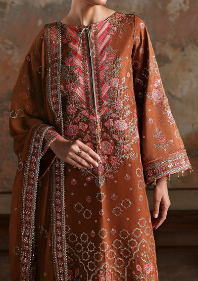 Emaan Adeel Pakistani Luxury Silk Dress - db30356