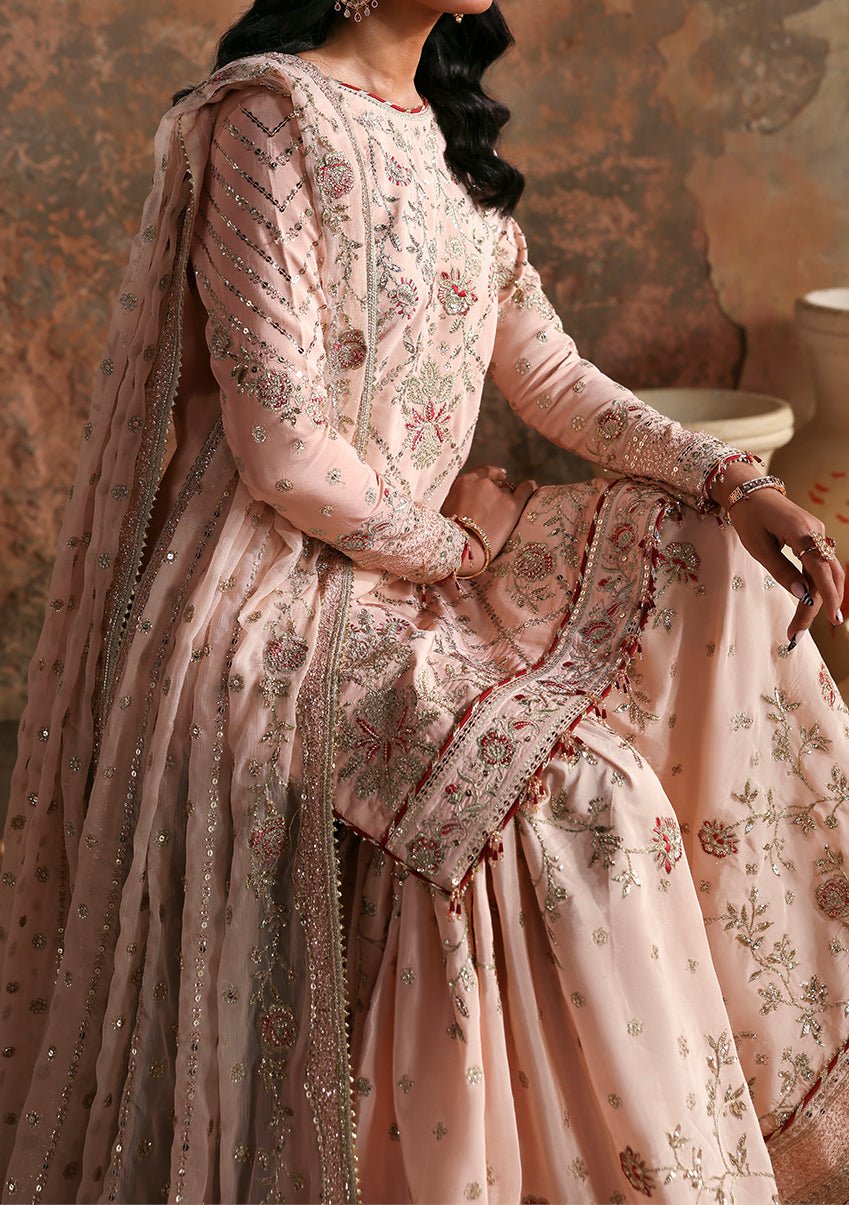 Emaan Adeel Pakistani Luxury Silk Dress - db30360