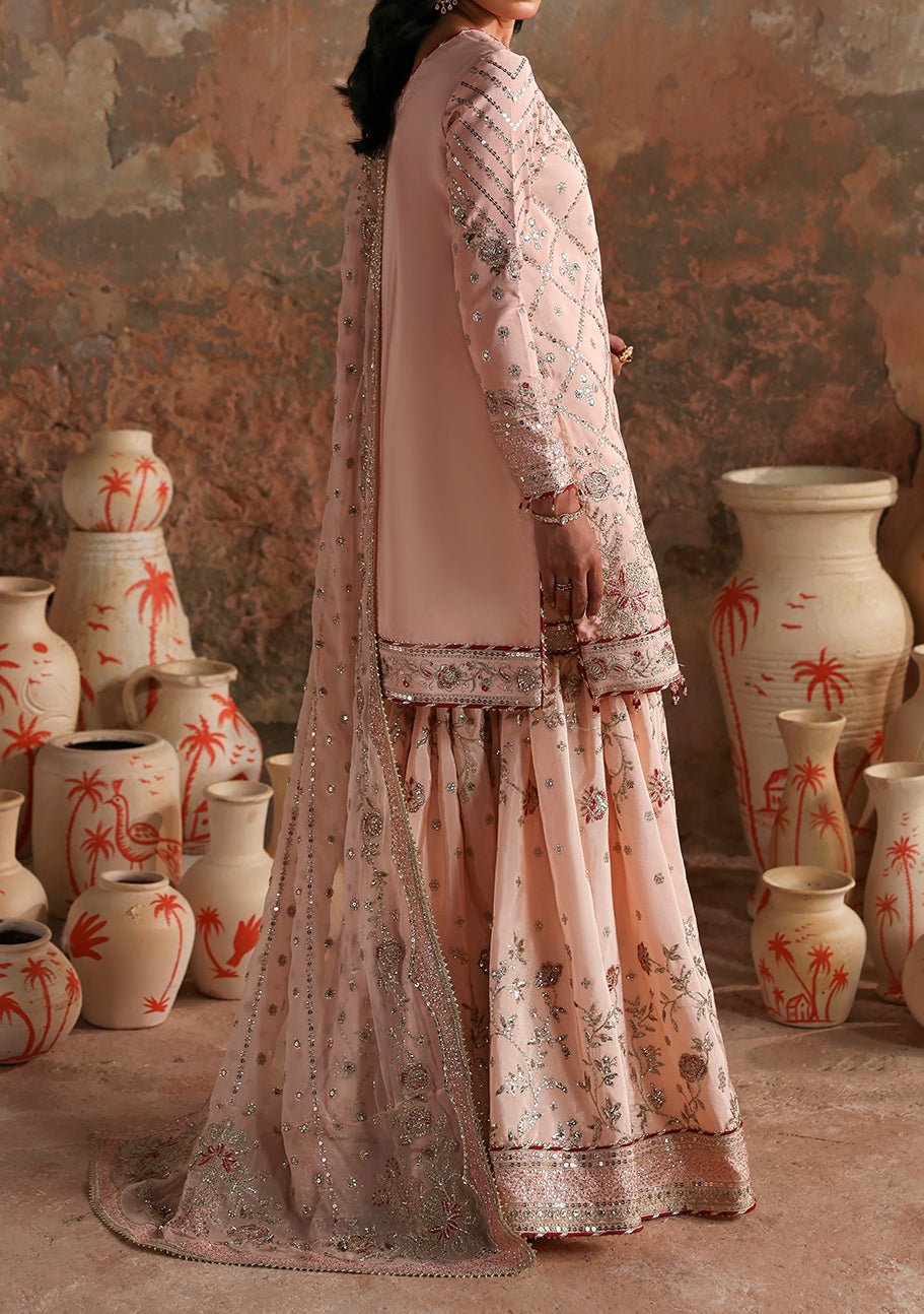 Emaan Adeel Pakistani Luxury Silk Dress - db30360
