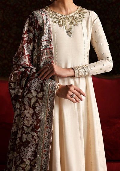Emaan Adeel Pakistani Luxury Silk Dress - db30359