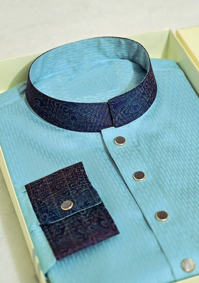 Embroidered Mixed Cotton Punjabi - db28548