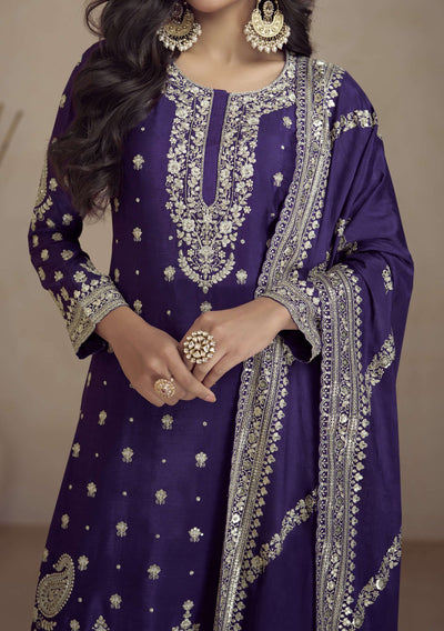 Gulkayra Sadaf Party Wear Palazzo Suit - db29145