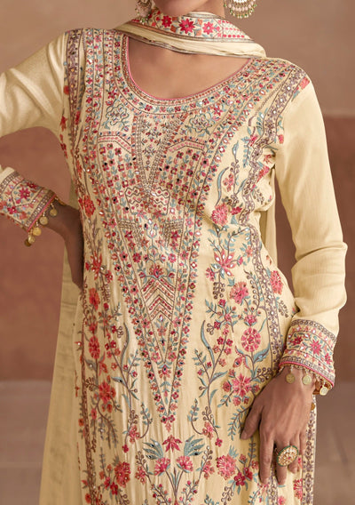 Gulkayra Sajda Party Wear Palazzo Suit - db28763