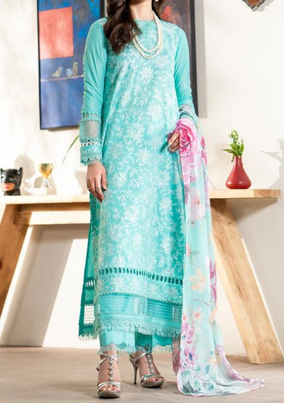 Gulljee Emira Ready Made Embroidered Lawn Dress - db26327