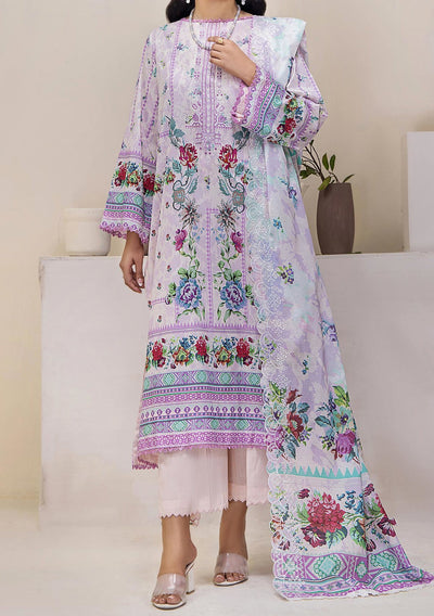 Gulljee Mahajal Ready Made Embroidered Lawn Dress - db26177