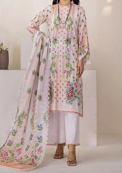 Gulljee Mahajal Ready Made Embroidered Lawn Dress - db26184