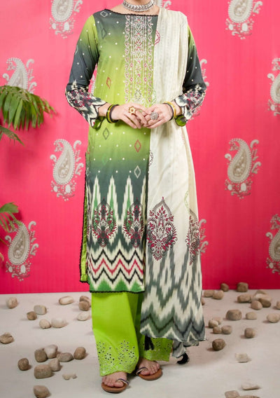 Gulljee Naqsh Ready Made Embroidered Printed Lawn - db26368