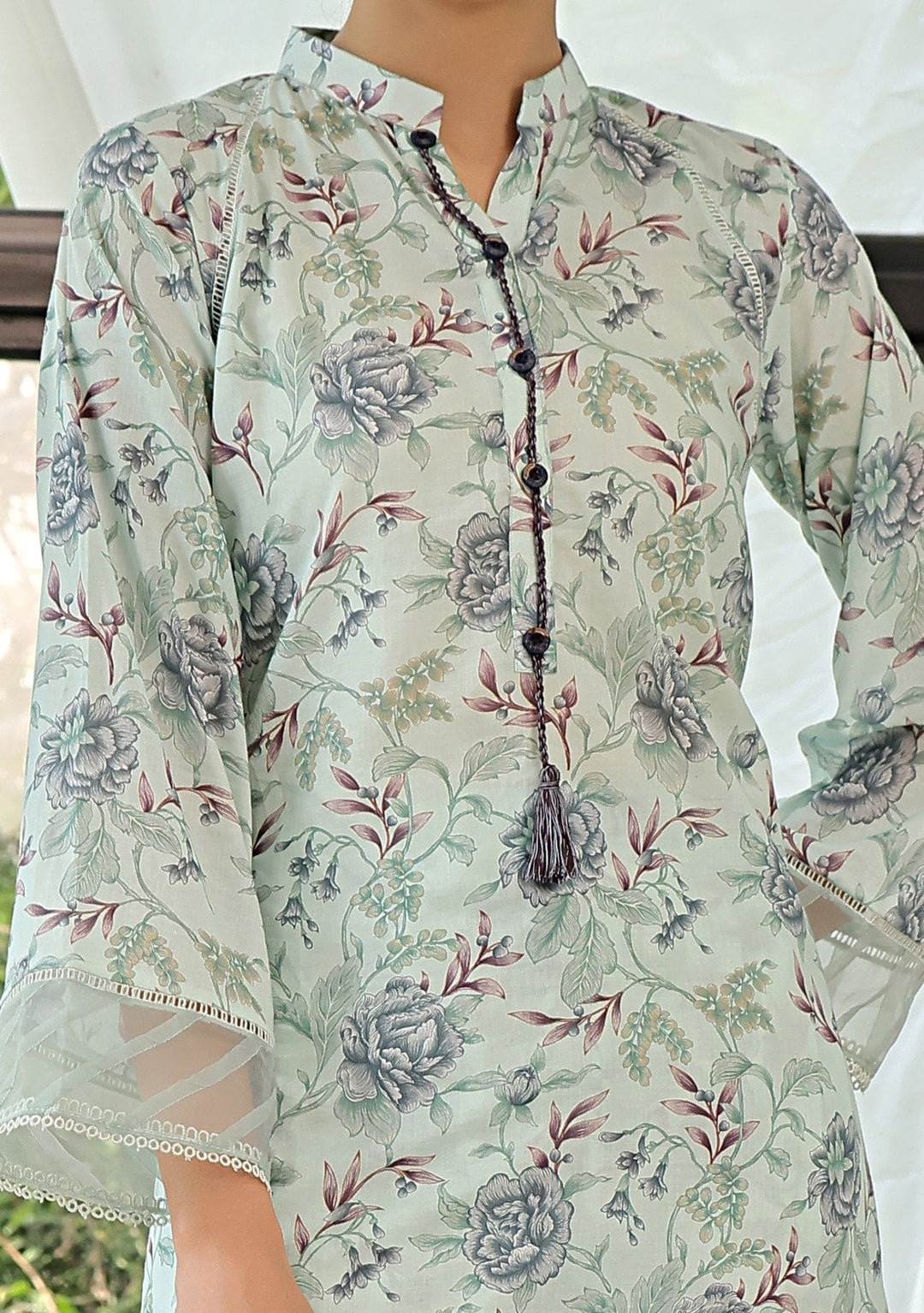 white christmas dresses Guzel Zinnia Co ords Ready Made Printed Lawn Dress