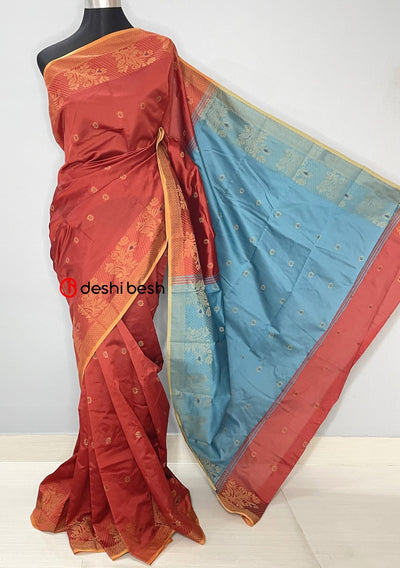 Handloom Jacquard Katan Silk Saree - db25797