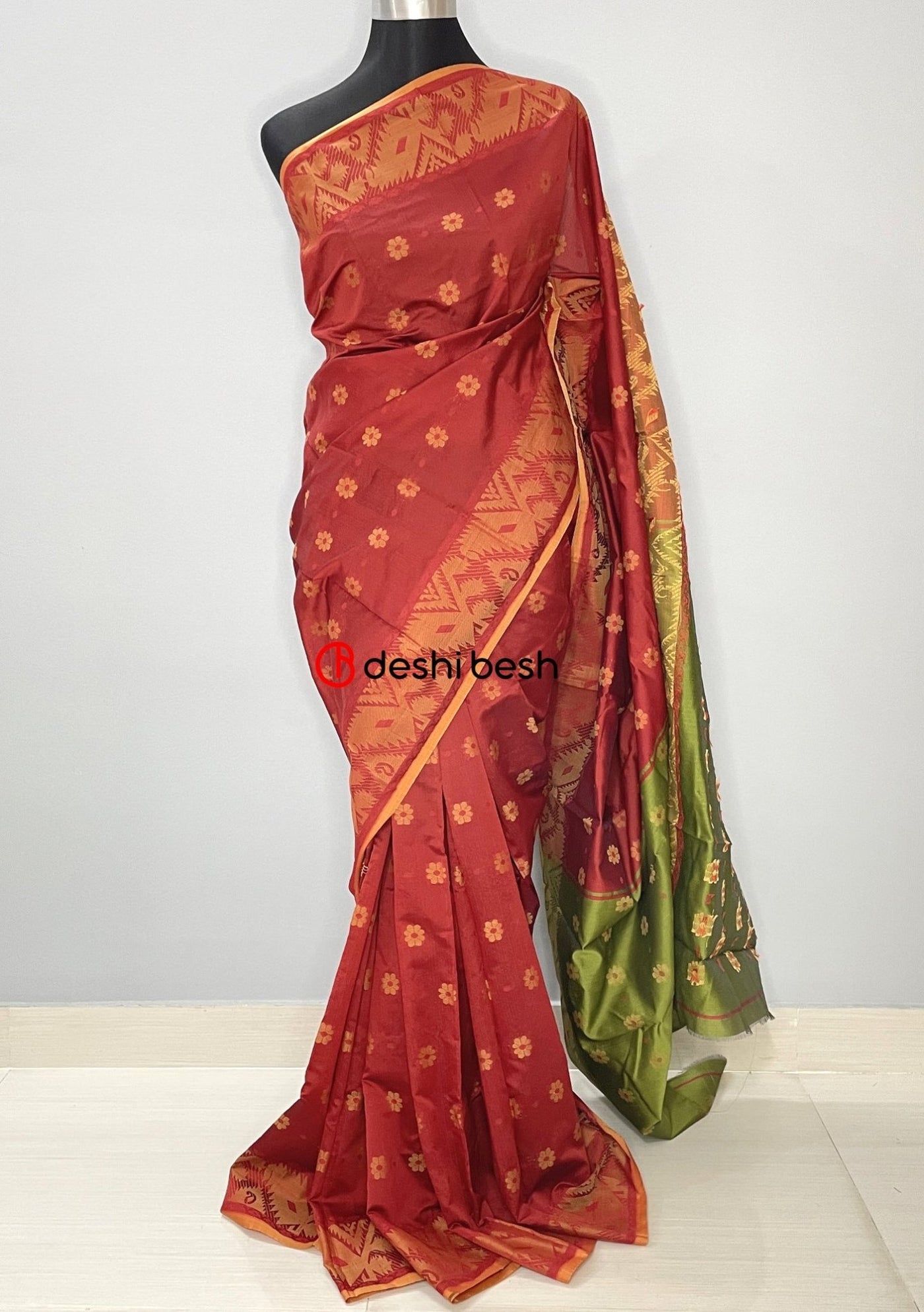 Handloom Jacquard Katan Silk Saree - db25803