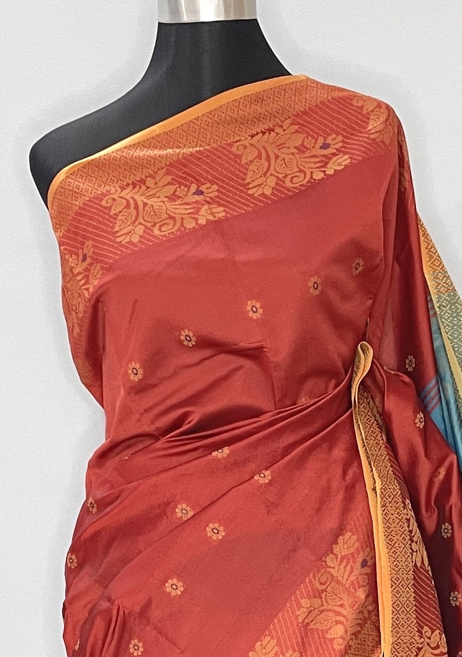 Handloom Jacquard Katan Silk Saree - db25797