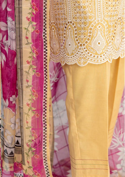 HZ Designer Heavy Embroidered Printed Lawn Dress - db26483