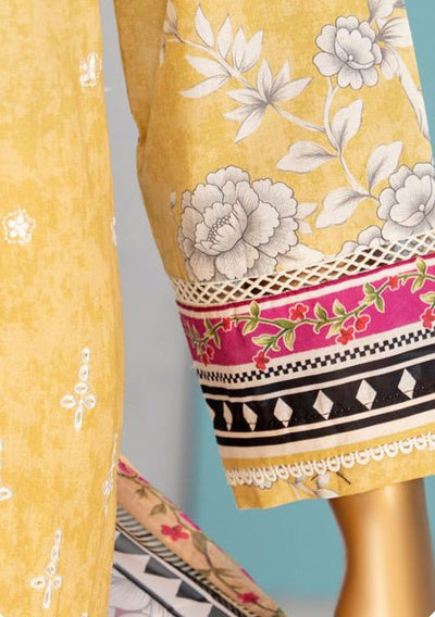 HZ Designer Heavy Embroidered Printed Lawn Dress - db26483
