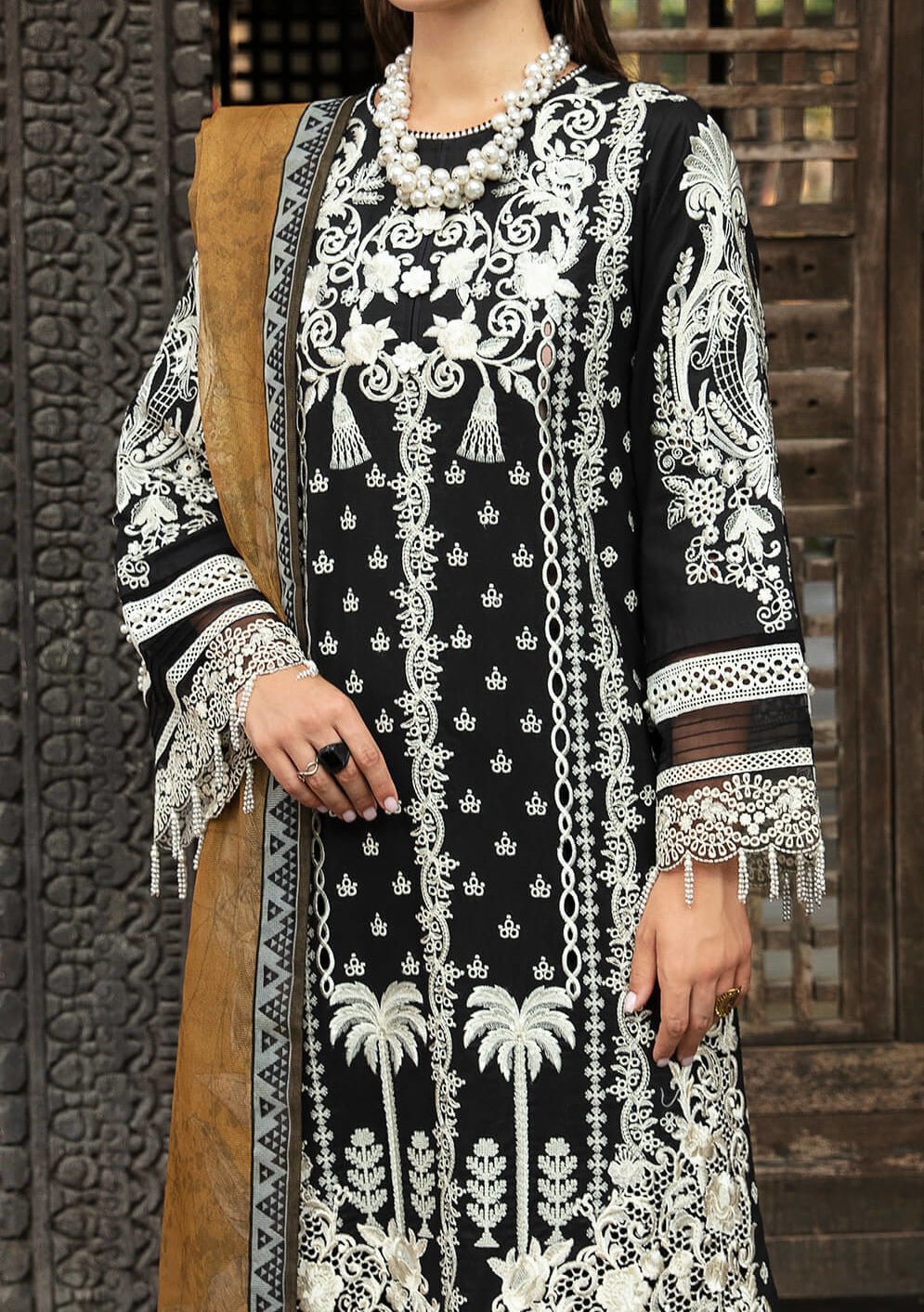 Imrozia Alma Pakistani Luxury Lawn Dress - db25964