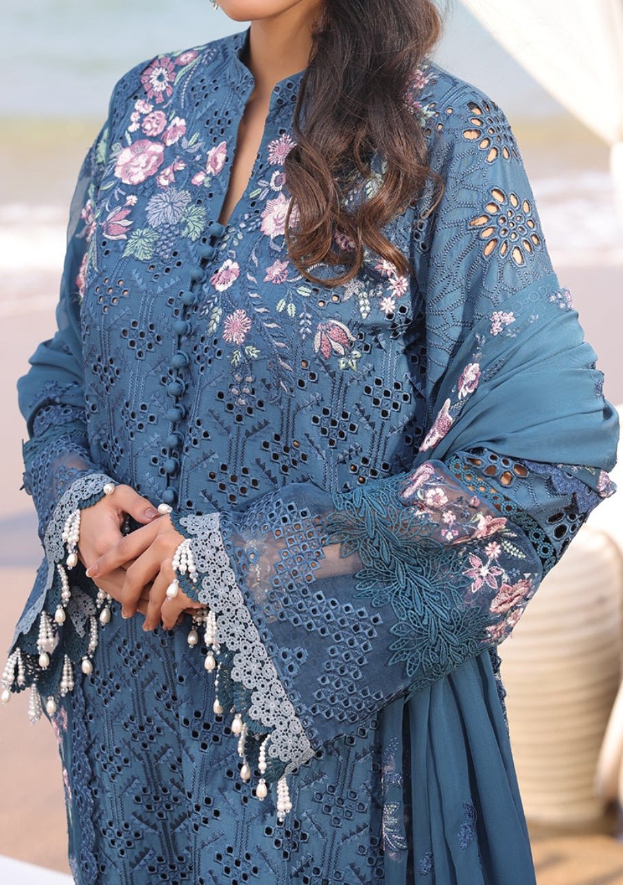 Imrozia Hania Pakistani Luxury Lawn Dress - db28223