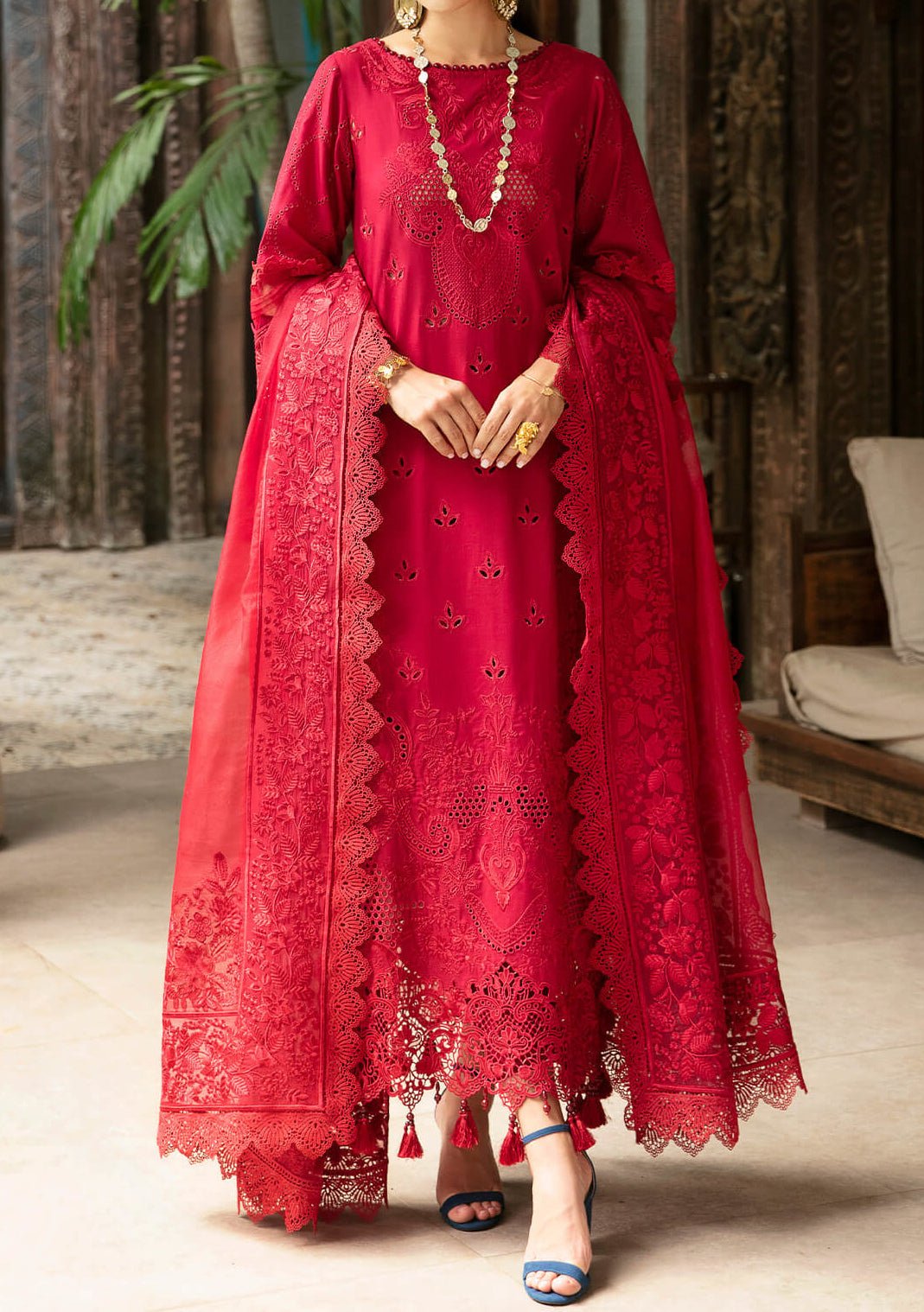 Imrozia Julia Pakistani Luxury Lawn Dress - db25956