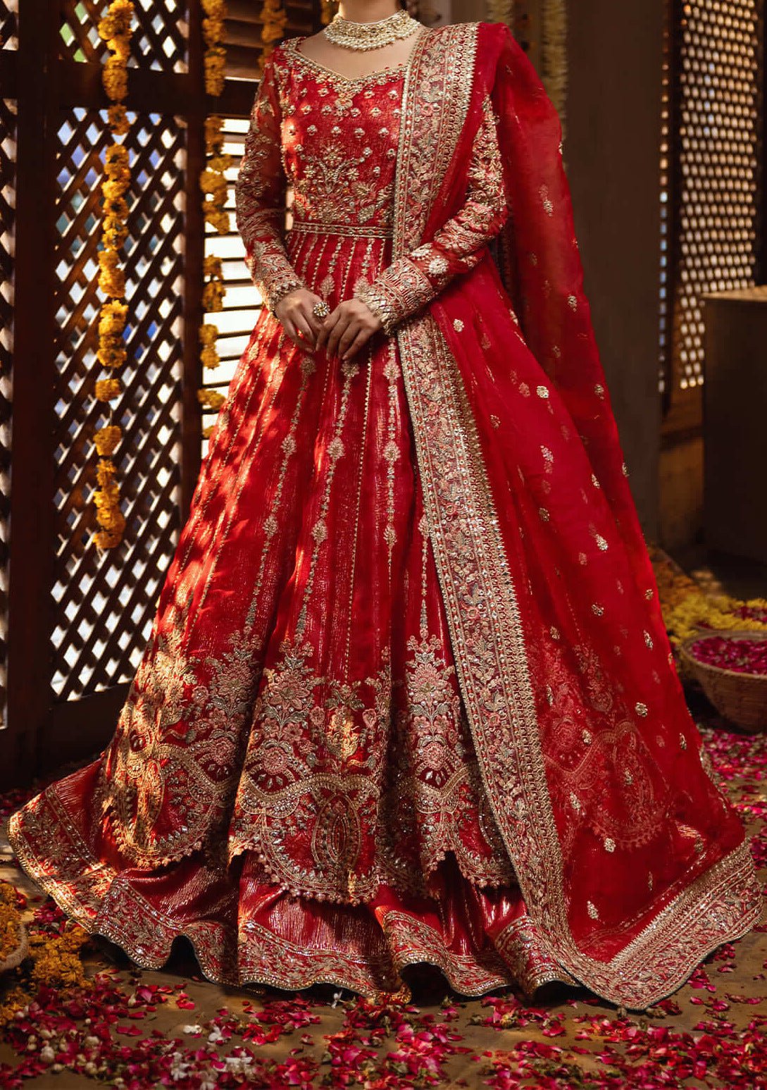 Bridal Anarkali Accessories Anarkali Lehenga Choli Red Bridal