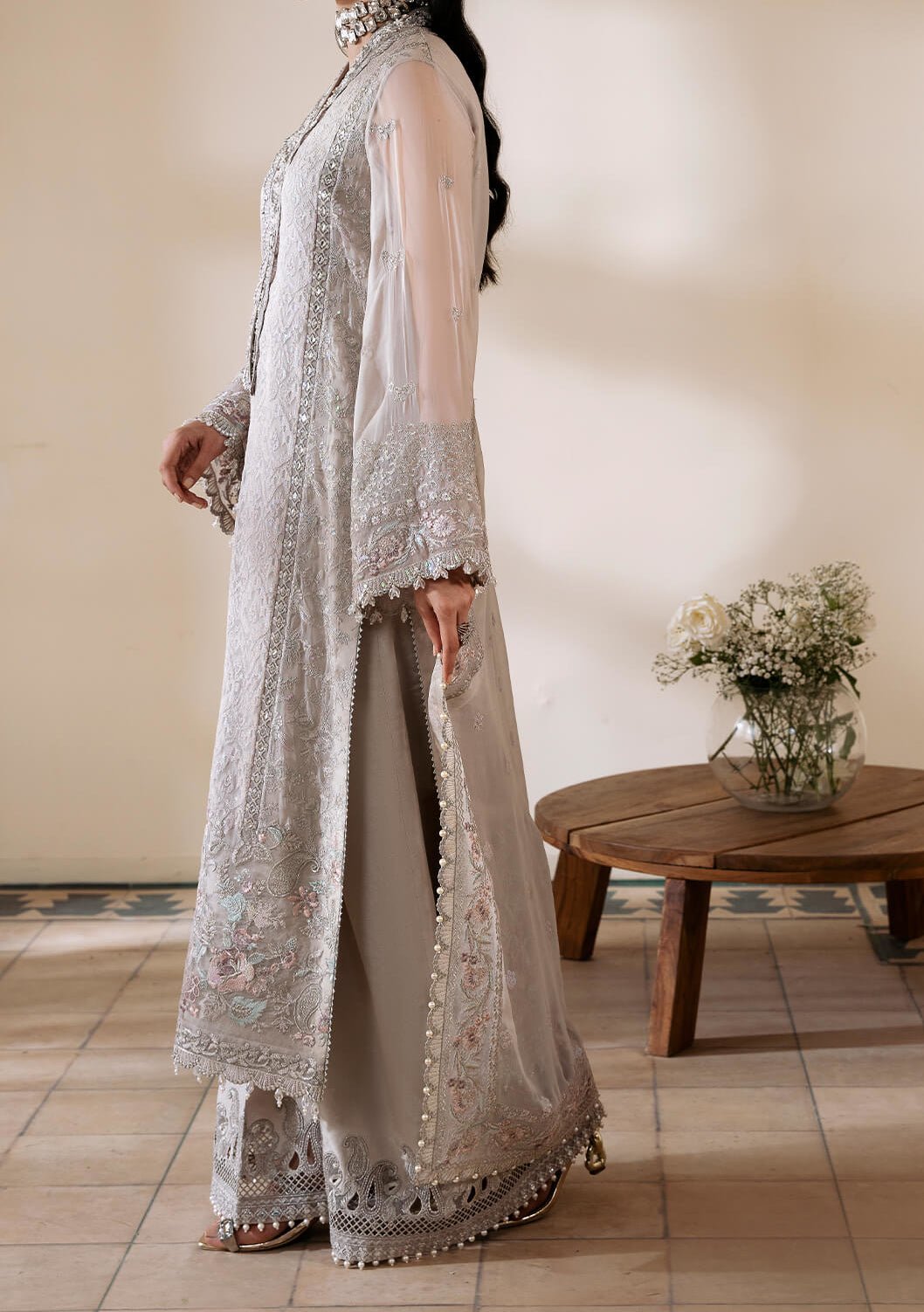 Imrozia Muse Pakistani Luxury Chiffon Dress - db26970