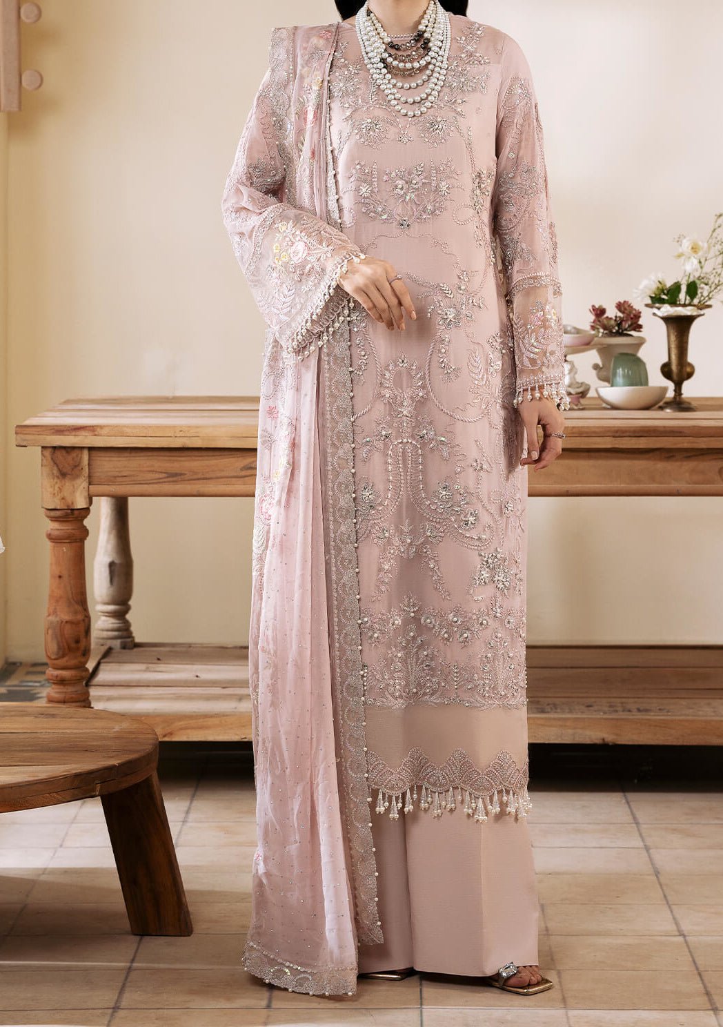 Imrozia Muse Pakistani Luxury Chiffon Dress - db26973