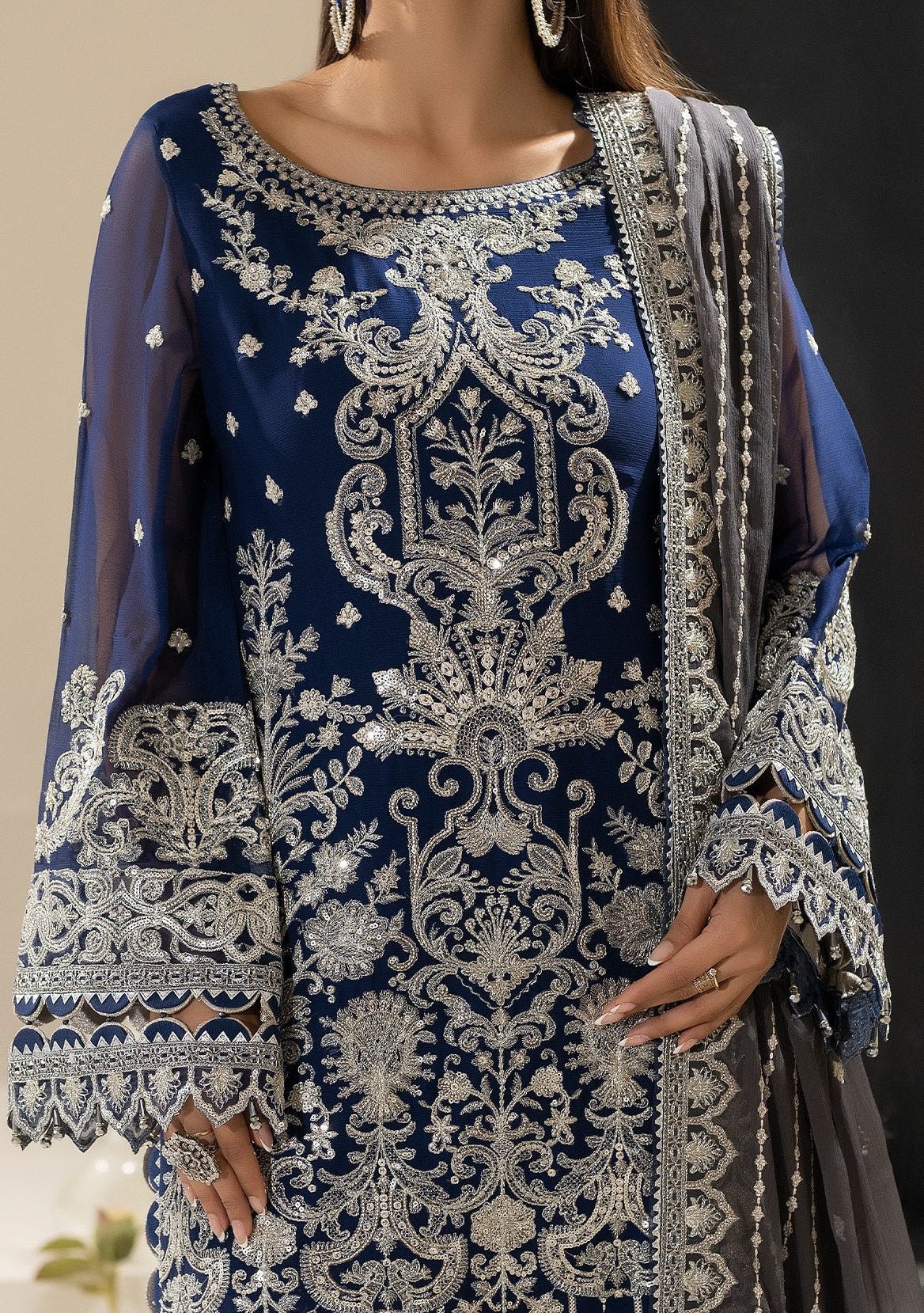 Imrozia Nisha Pakistani Luxury Dress - db28907