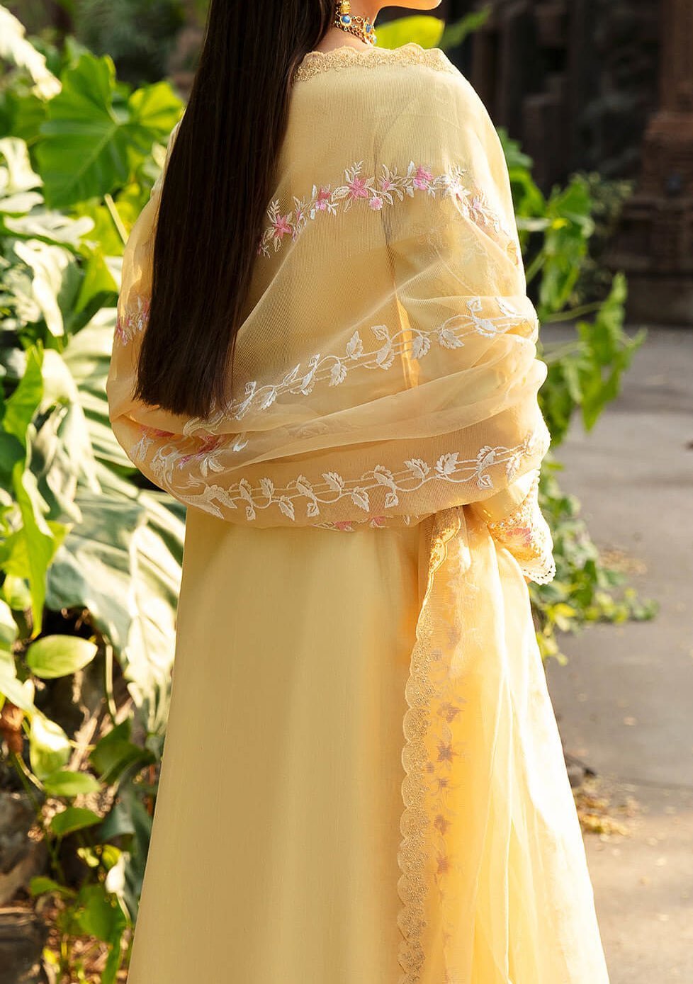 luxury lawn dresses CYAN BY HUSSAIN REHAR - HEAVY EMBROIDERED LUXURY LAWN DRESS