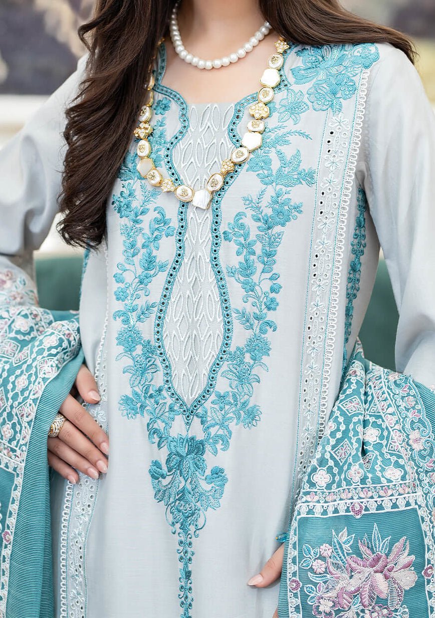 Imrozia Zebrang Pakistani Luxury Silk Dress - db27486