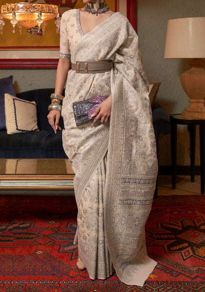 Kafreen Designer Silk Handloom Weaving Saree - db28271