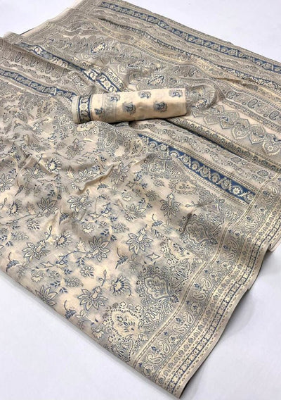 Kafreen Designer Silk Handloom Weaving Saree - db28274