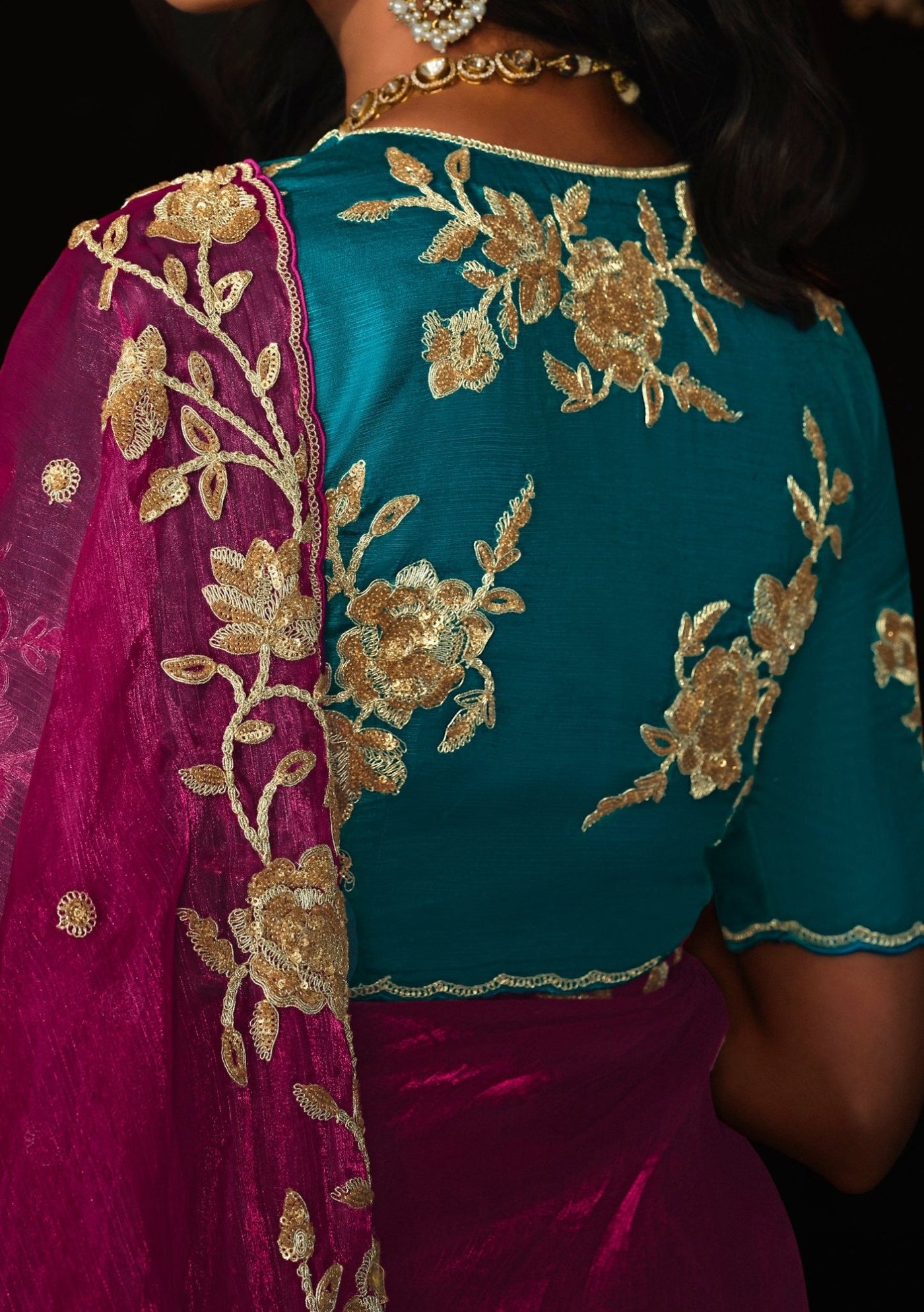 Kimora Designer Kajal Party Wear Saree - db25933