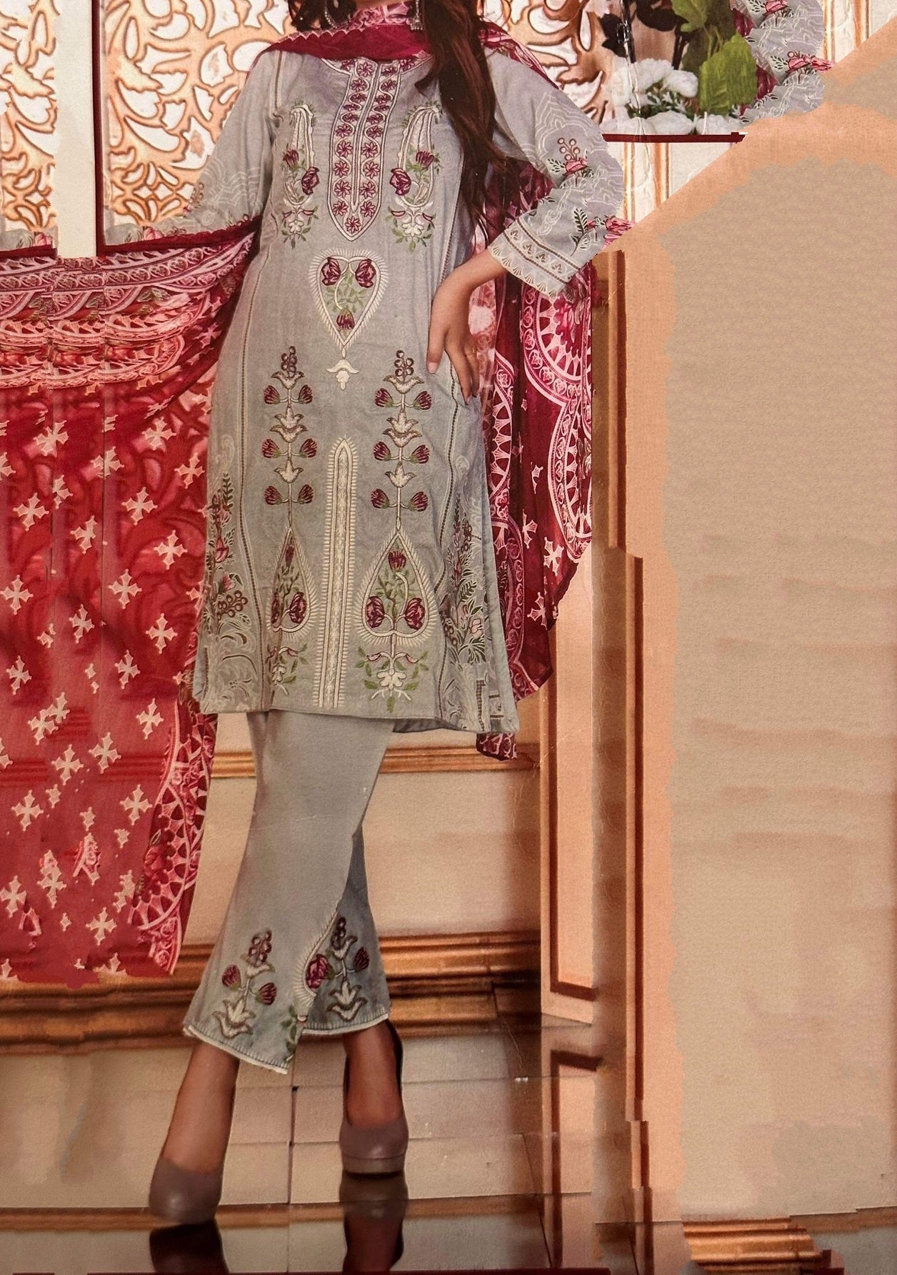 Liali Printed 3 Pieces Lawn Salwar Suit - db25736