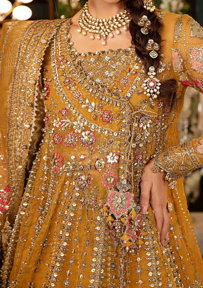 Maria.B Embroidered Pakistani Luxury Lehenga Suit - db28822