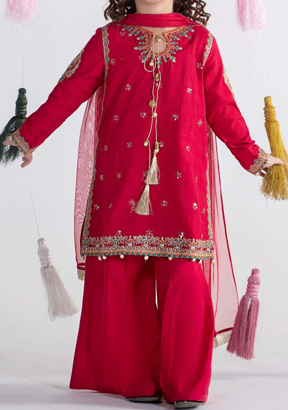 Palazzo suit for girl 2025