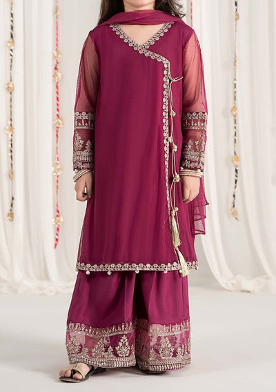 Maria.B Girl's Embroidered Polyester Net Suit - db28127