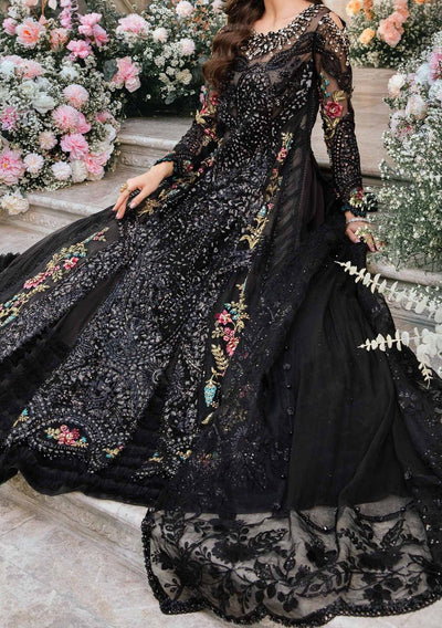 Maria.B Mbroidered Pakistani Organza Anarkali - db26290